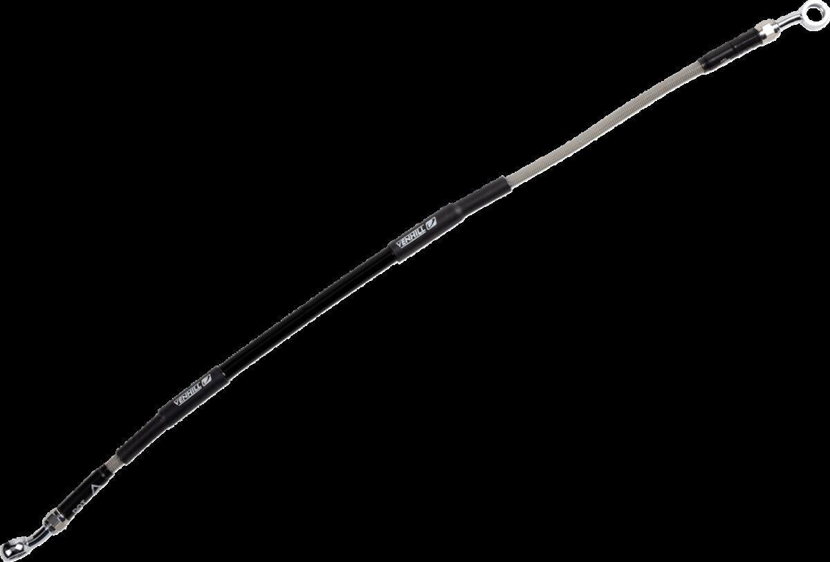 Moose Offroad Braided Brake Line For Yamaha YZ 65 2018-2026 Y01-2-037/P-CL