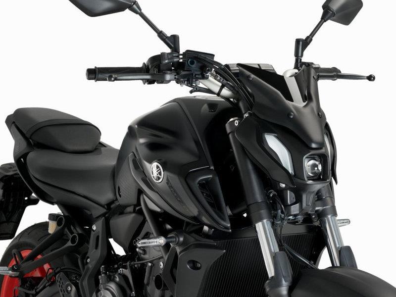 PUIG New Generation Sport Screen Black for Yamaha MT-07/MT-07 Pure 21-24 20620N