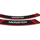 Puig Wheel Rim Stickers Red 20533O