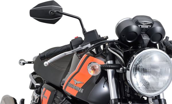 Daytona Aluminum Black Mirror E-marked R/H Thread Black Side View Mirror 89728