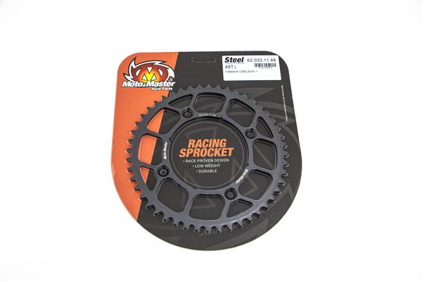 Moto-Master Rear Sprocket For Yamaha YZ 65 2018-2026 Black Steel 62.033.11.48