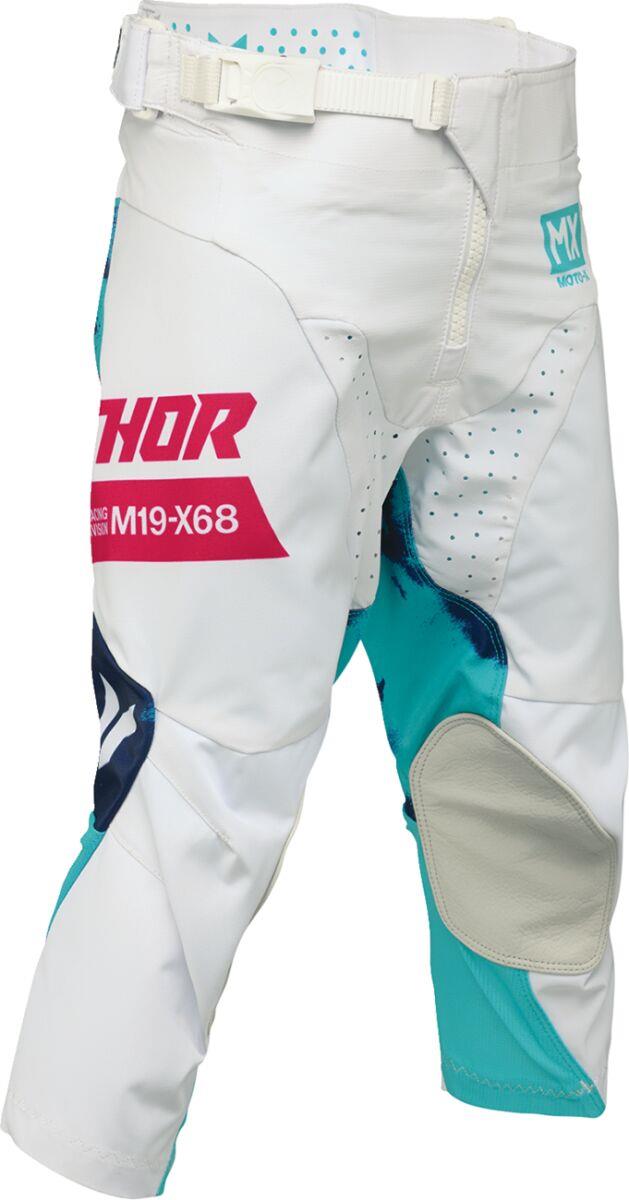 THOR Youth Launchmode Bleach Pants White/Blue