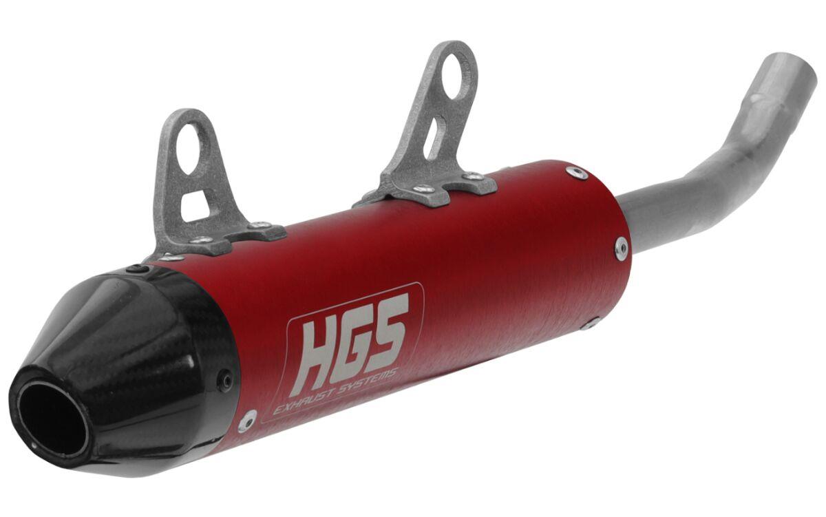 HGS 2-Stroke Silencer For Husqvarna TC 250 2019-2023 Red Each XT-219-SCR