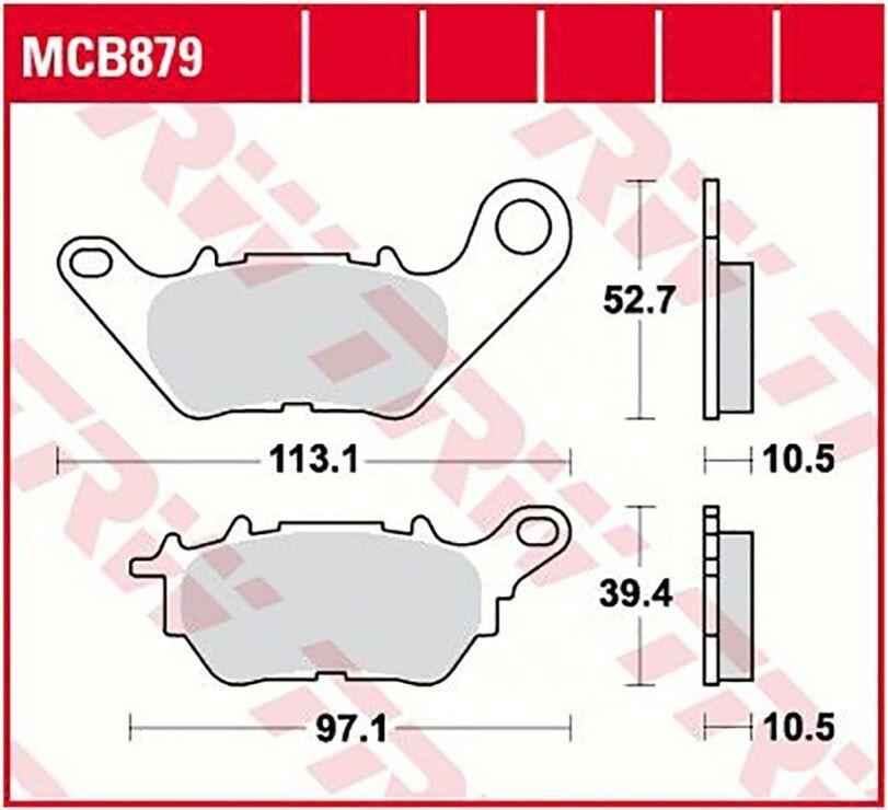 Trw All Round Sintered Metal Brake Pads For Yamaha MT-03 2015-2026 MCB879