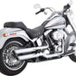 Vance & Hines 3" Twin Slash Slip-On Mufflers Chrome For HD FLSTF 1690 07-17 16343