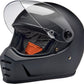 BILTWELL Lane Splitter Flat Black Motorcycle Helmet