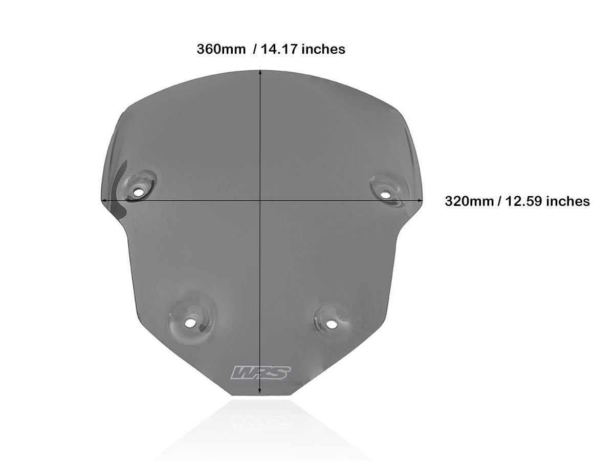 WRS Windscreen Sport Triumph Tiger900 Dsmk Tr004fs