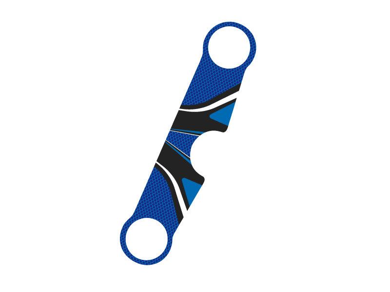 PUIG Radikal Yoke Protector Blue for Suzuki SV 650 S 99-02 6913A