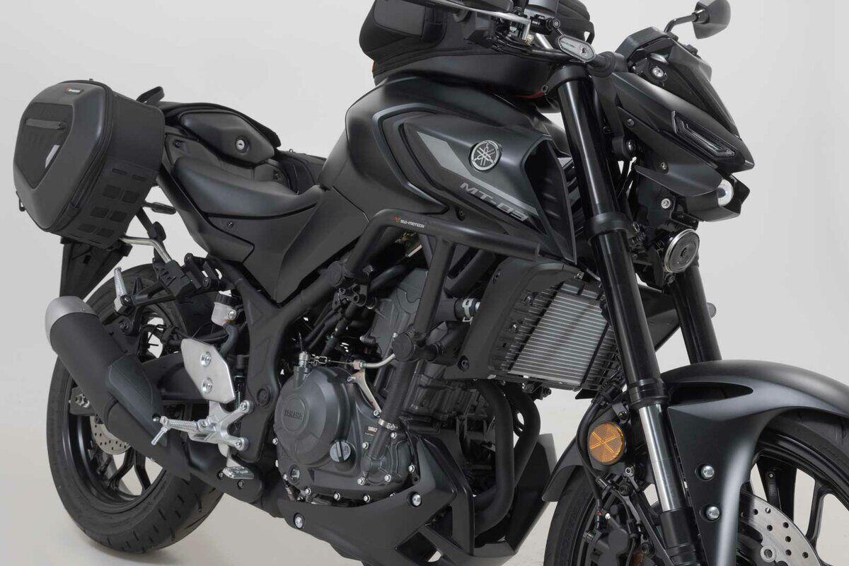 SW MOTECH Crash Bar For Yamaha MT 03 ABS 2016 2026 Black SBL.06.627.10002/B