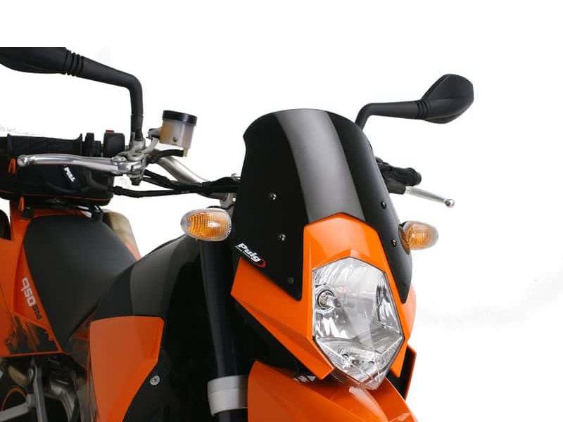 PUIG New Generation Sport Screen Black for KTM 950 Superenduro 06-09 5053N