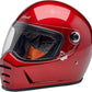 BILTWELL Lane Splitter Red Motorcycle Helmet
