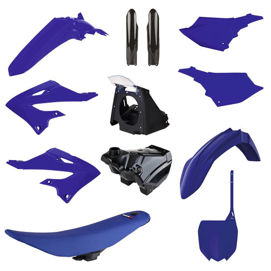 Polisport Restyling Body Kit For Yamaha YZ 125 2002-2021 Black Blue OEM 91571