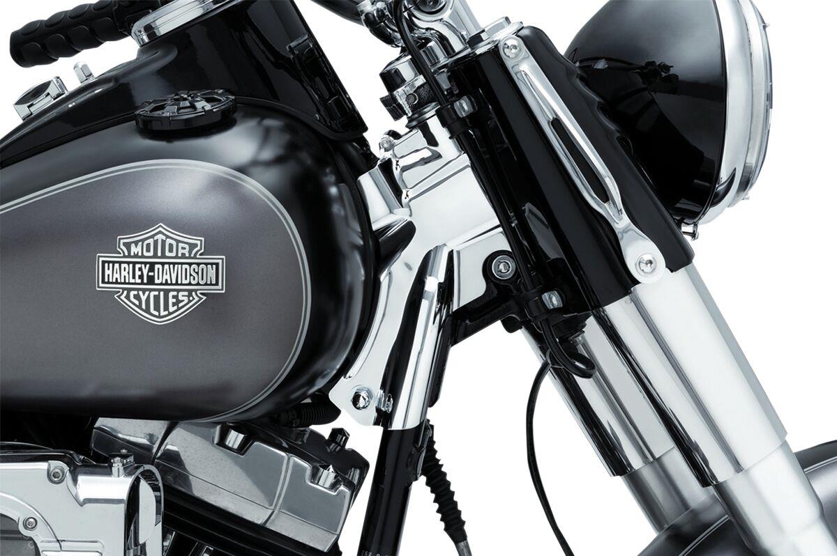 Kuryakyn Neck Covers For Harley Davidson FLS 1690 2007-2017 Chrome Set KUR7833