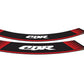 Puig Wheel Rim Stickers Red 9269A