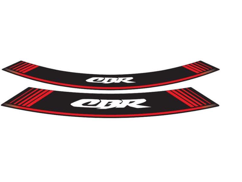 Puig Wheel Rim Stickers Red 9269A