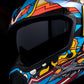 ICON Airflite™ Fly Boy Motorcycle Helmet BL 2024 Model