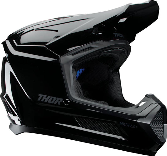 THOR Youth Fleet Blackout Gloss MX Helmet