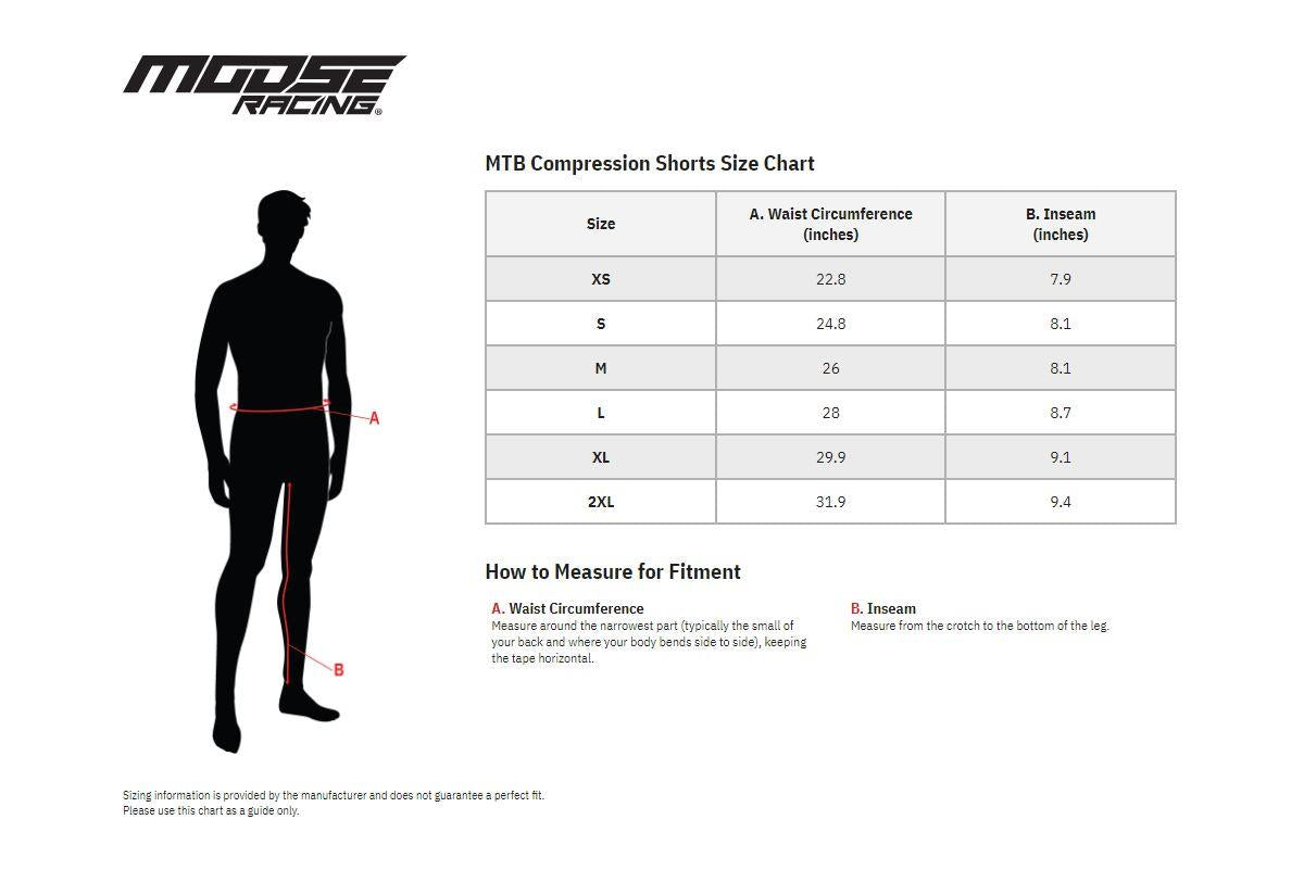 MOOSE RACING MTB Compression Shorts Black 2023 Models