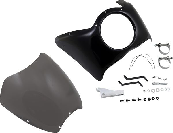 Arlen Ness Direct Bolt-On Fairing Black Plastic For HD FXDB 1690 06-17 06-033
