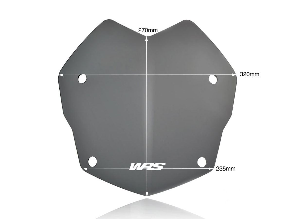 WRS Windscreen Rallye BMW R1250gs Dsmk Bm045fs