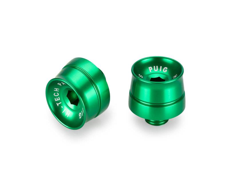 PUIG Speed Bar Ends Green for CF Moto 650NK 21-25 21602V