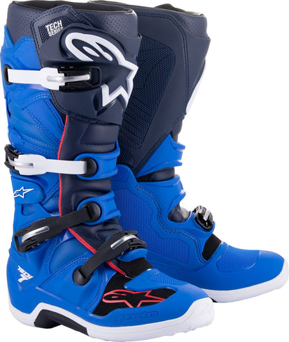 Alpinestars Tech 7 Boots Blue Red Navy