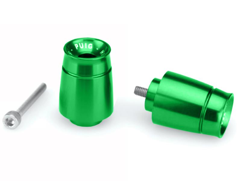 Puig Sport Bar Ends Green 9651N