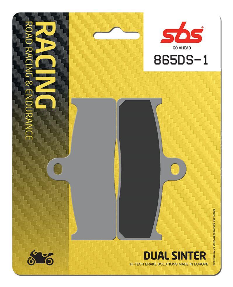 Sbs DS Racing Dual Sintered Brake Pads Sintered Metal Set 865DS-1
