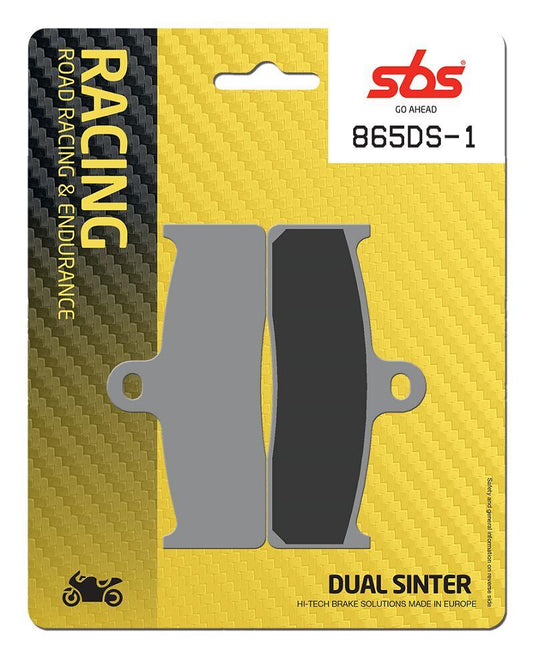 Sbs DS Racing Dual Sintered Brake Pads Sintered Metal Set 865DS-1