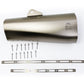 Akrapovic Muffler Sleeve Kit Silver TI For Yamaha XP 530 T-MAX ABS 17-19 P-RKS519ZEM390