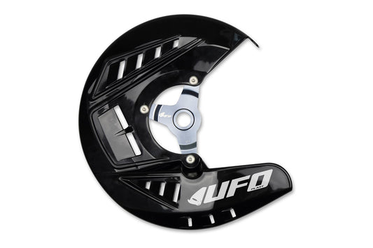 UFO Front Disc Covers For Yamaha YZ 450 F 2023-2025 Black Plastic DC01015@001