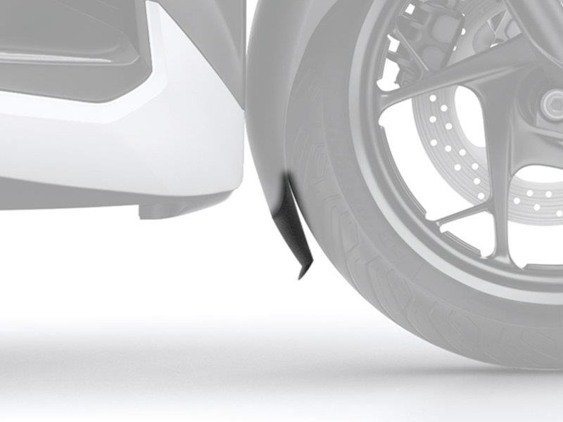 PUIG Front Fender Extender Black for Yamaha XMax 125/300/Tech Max 23-25 3664N