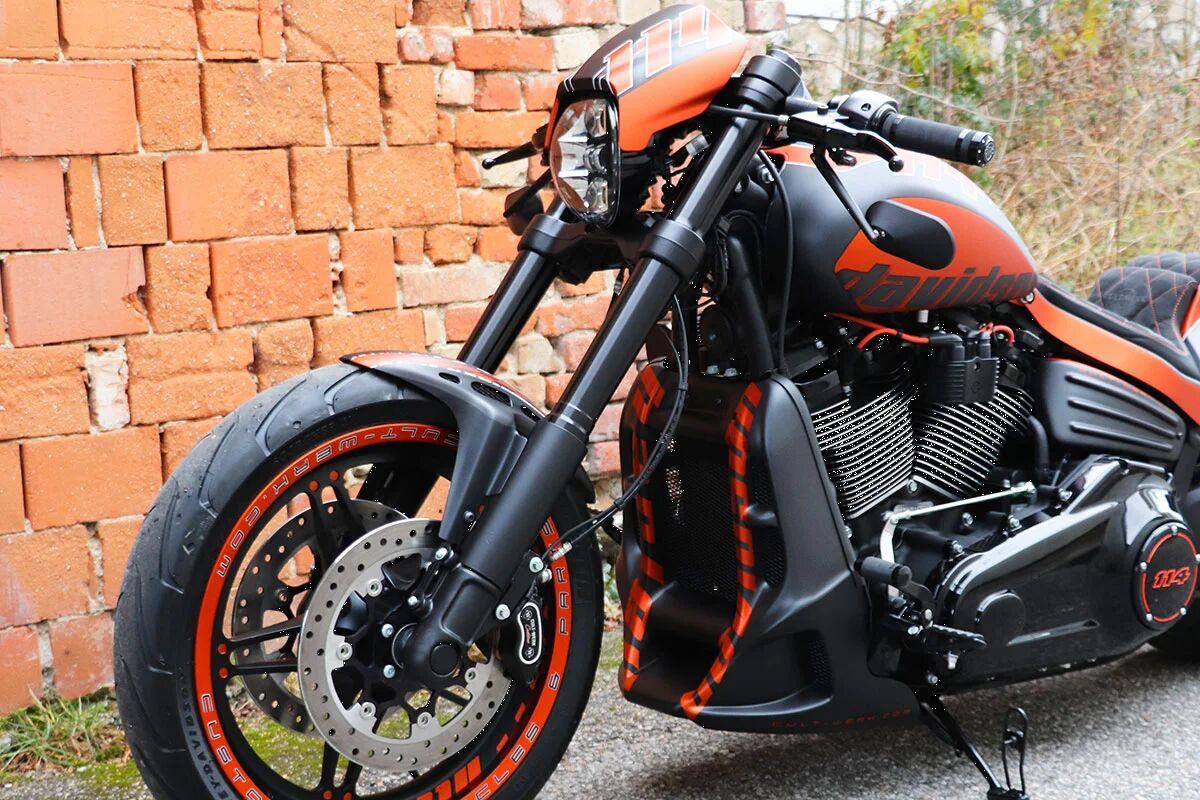 Cult Werk Fork Covers For Harley Davidson FXLRS 1923 2018-2024 HD-BRO055