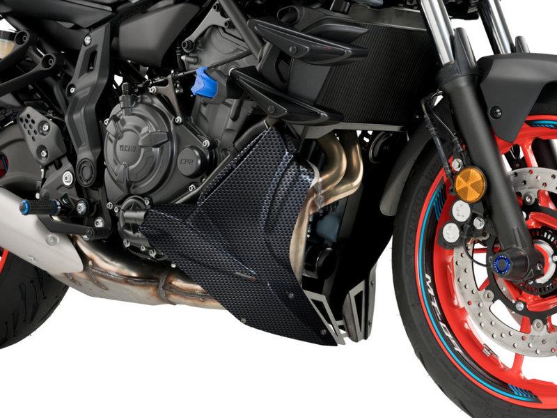 PUIG Engine Spoiler Carbon Look for Yamaha MT-07/MT-07 Pure 21-24 20624C