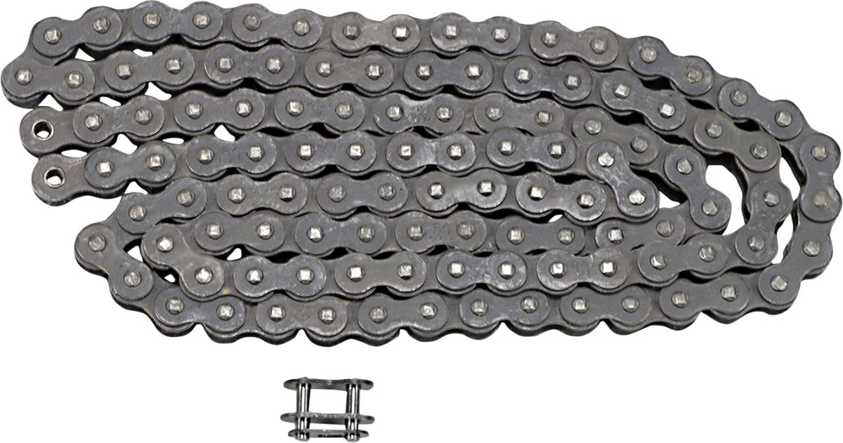 RK Motorcycle Drive Chain M420 124L NONSEAL Natural 420SB124CL