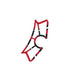 PUIG Radikal Yoke Protector Red for Yamaha YZF R3 15-18 8333R