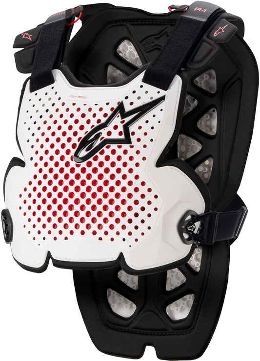 Alpinestars A-1 Pro Chest Guard White Red Black