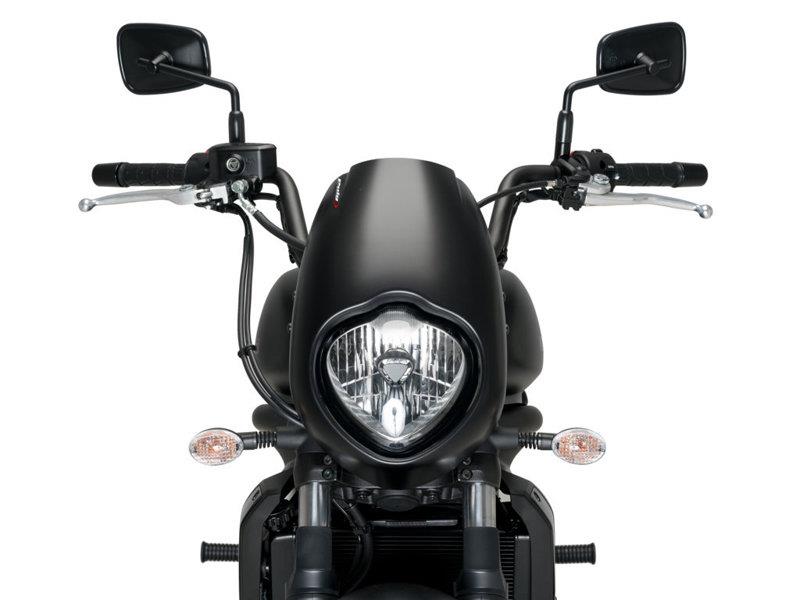 PUIG Anarchy Semi Fairing Matt Black for Kawasaki Vulcan 650 S 15-25 21093J