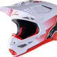 ALPINESTARS Supertech M10 Red & White Unite MX Helmet