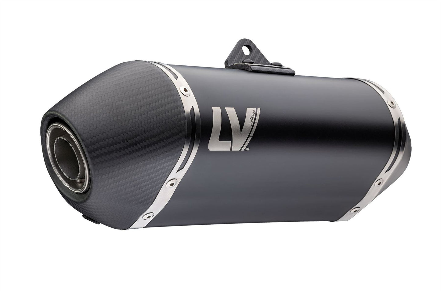 Leovince Muffler Lv-14 For Yamaha XTZ 700 D 19-24 T7 Black Stainless Steel 15609b