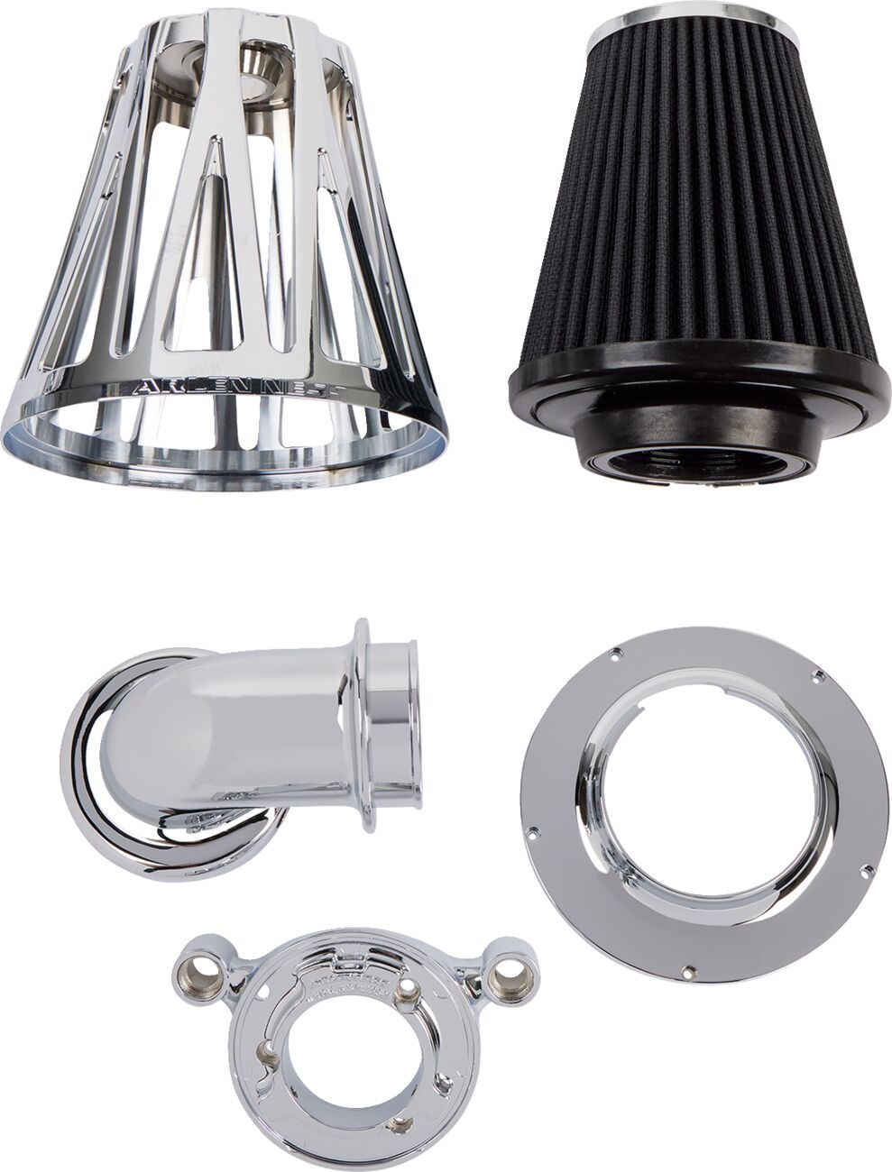 Arlen Ness Monster Sucker Air Cleaner Chrome CNC CRFIRE Performance 600-091