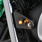 Daytona LED Turn Signal Pair E-marked Black Amber Zinc Alloy D-Light Indicator 80825