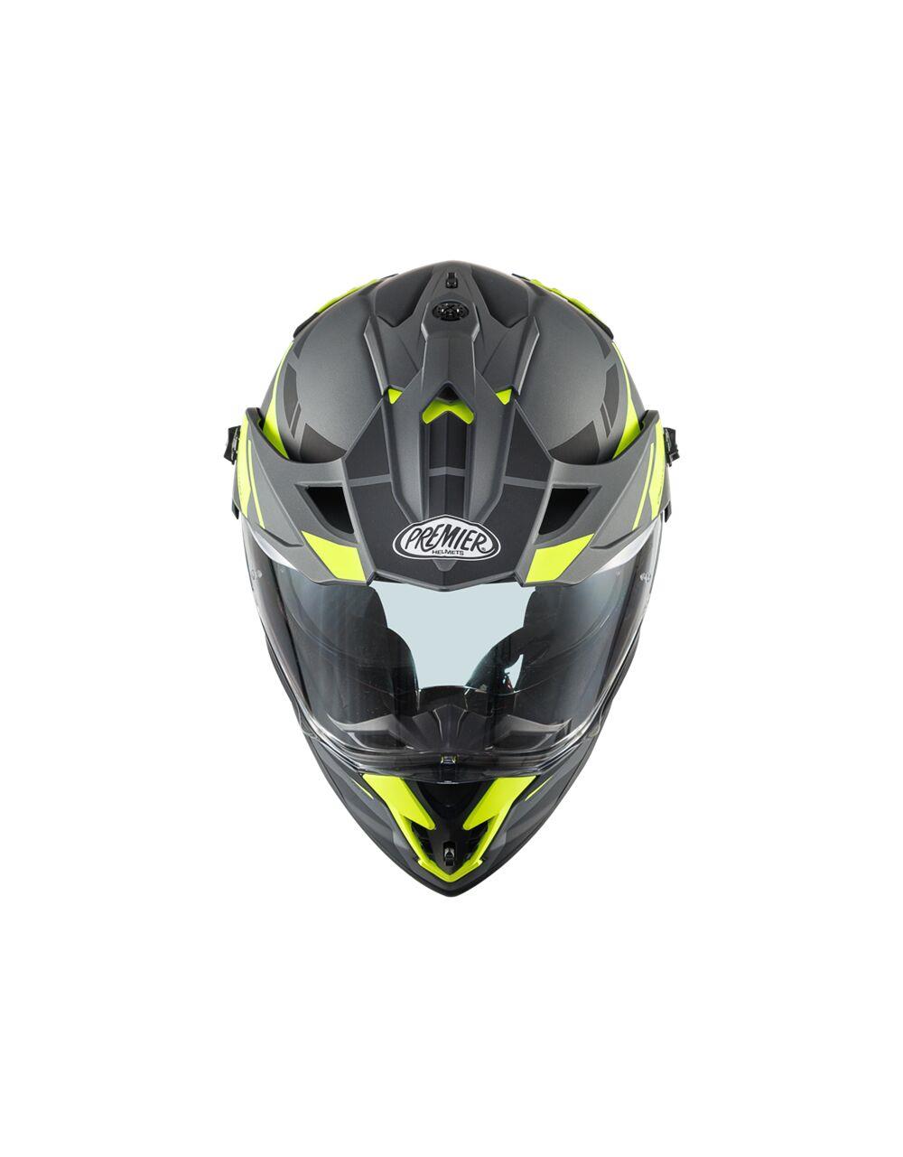 PREMIER HELMETS Discovery Black Motorcycle Helmet