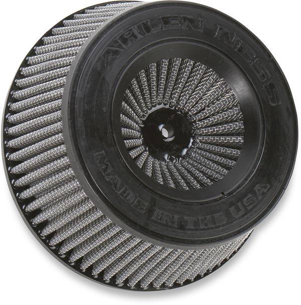 Arlen Ness Air Filter For Inverted Series Cleaner Synthetic Silver Black 50-938