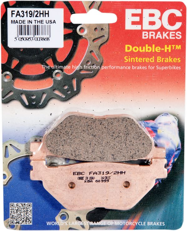 Ebc Sintered "HH" Brake Pads For Yamaha FJR 1300 2001-2022 FA319/2HH