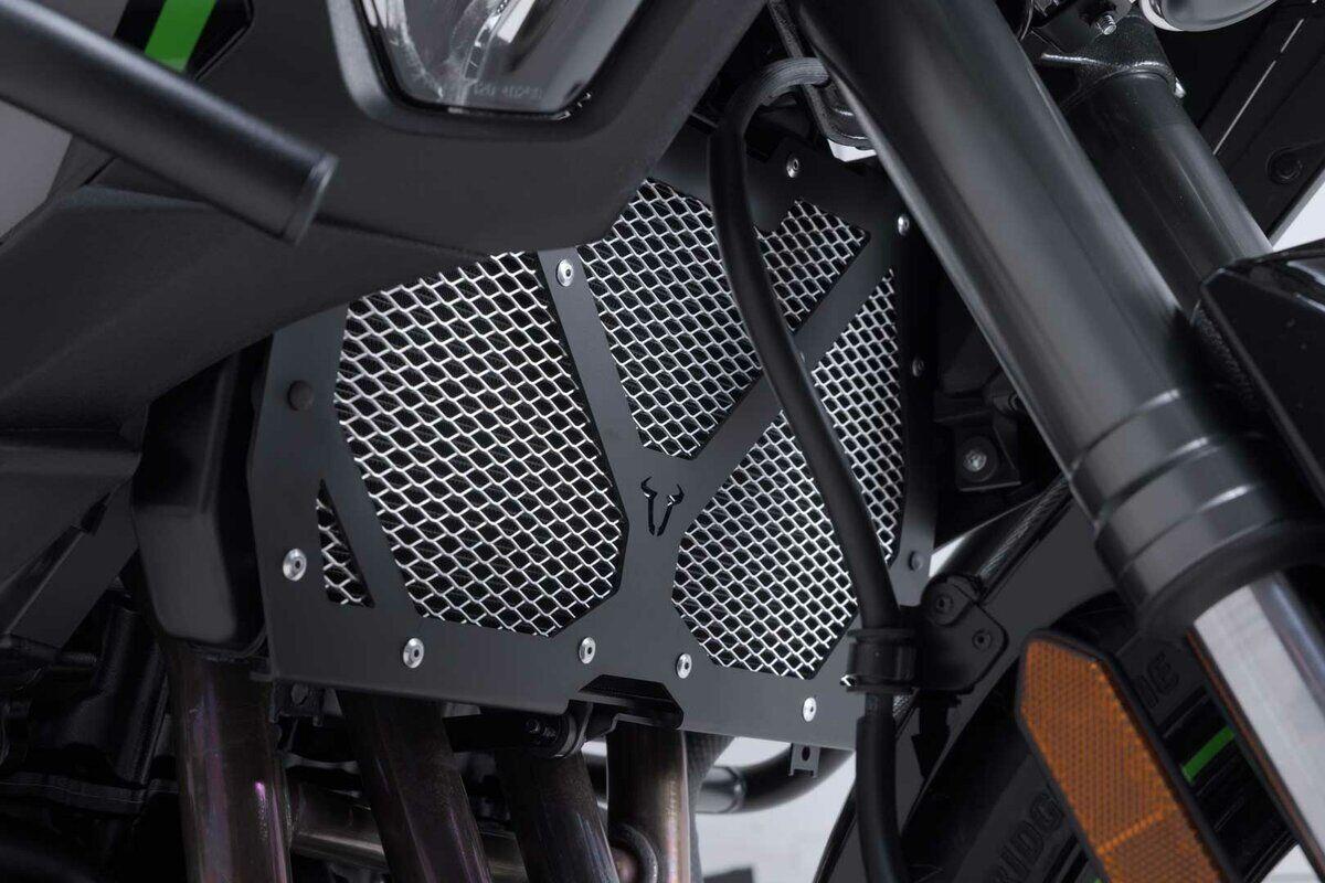 SW MOTECH Radiator Guard For Kawasaki KLZ 1100 ABS 2025 Silver KLS.08.922.10001
