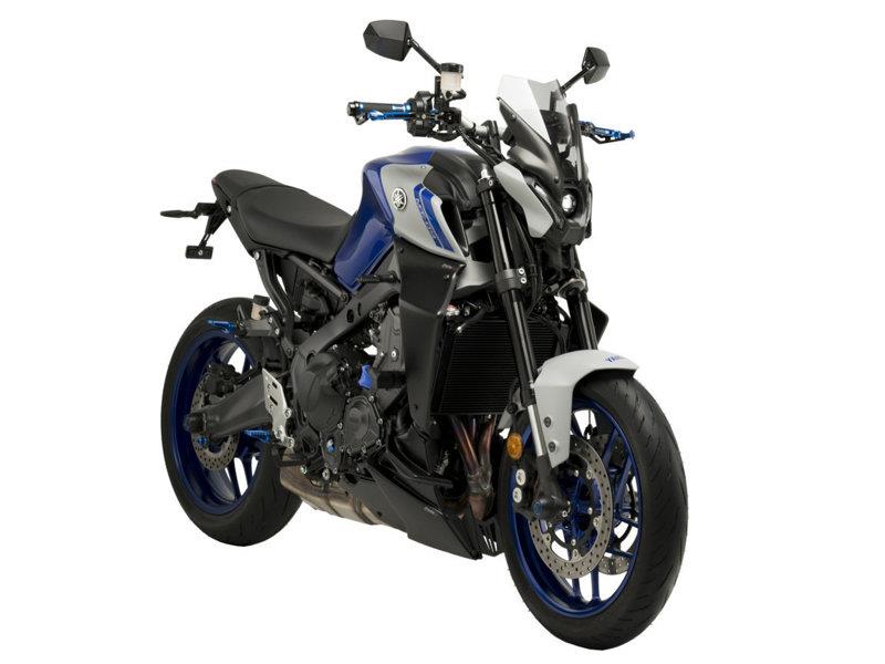 PUIG Downforce Spoilers Black for Yamaha MT-09/SP 21-23 20647N