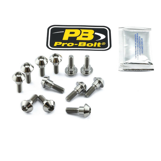 Pro Bolt Brake Rotor Mounting Bolt Kit For Yamaha FJR 1300 01-15 TI12DISCR1R6