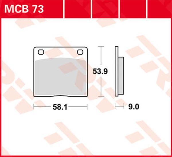 Trw All Round Sintered Metal Brake Pads For Suzuki GS 550 L 1977-1989 MCB73