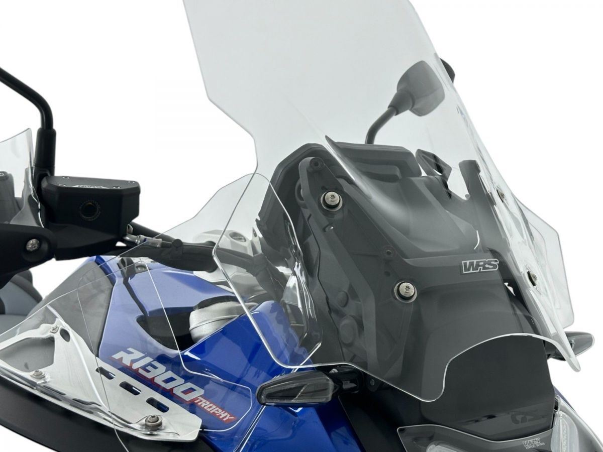 WRS Side Deflectors Larger For BMW R1300GS Adventure Clear Bm106t
